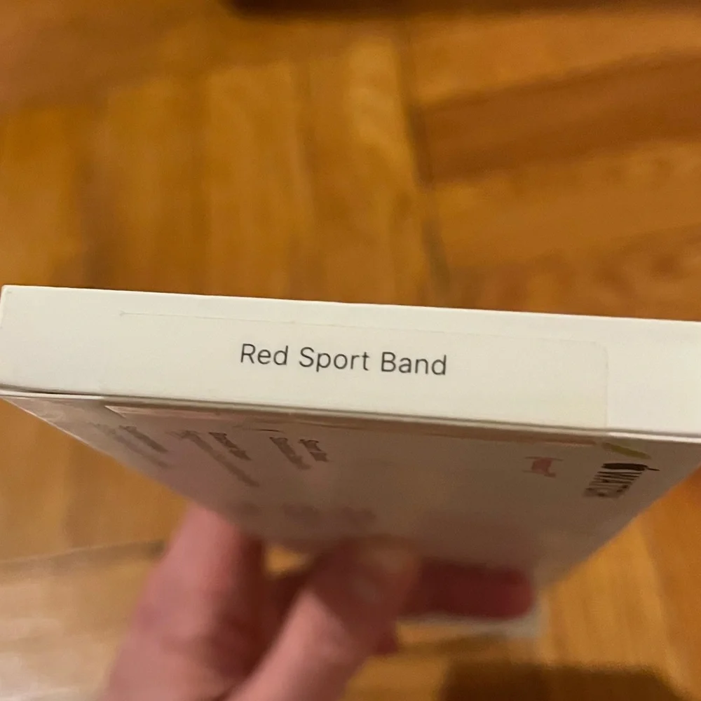 Apple Red Silicone Sport Band for Apple Watch